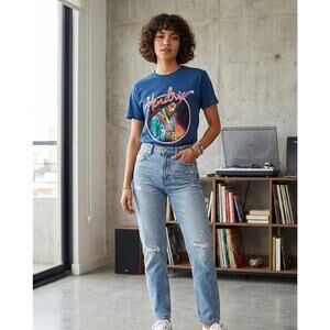 Jimi Hendrix ‘Authentic Hendrix’ Blue Metro Size Small T-shirt New